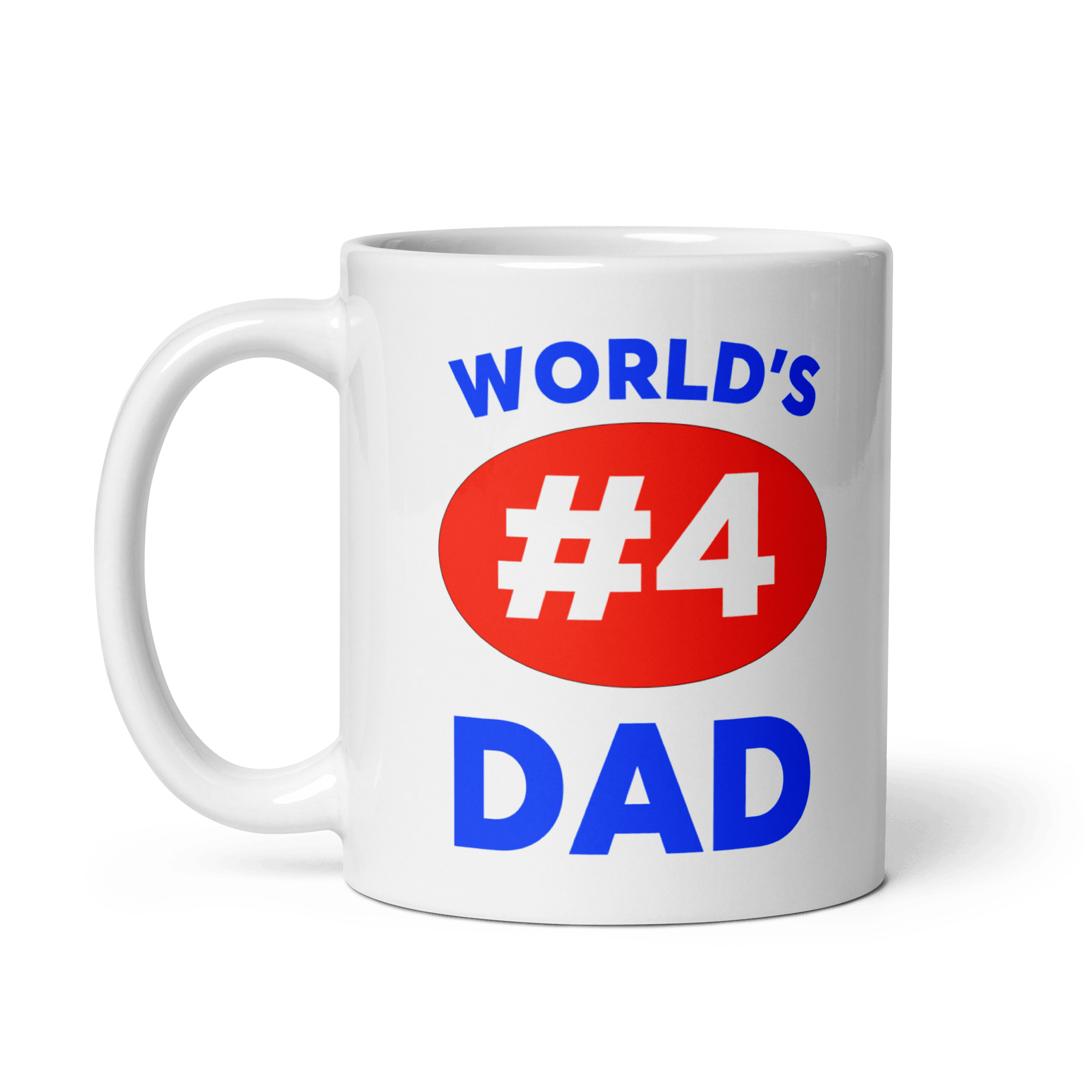 World's #4 Dad Mug - Polychrome Goods 🍊