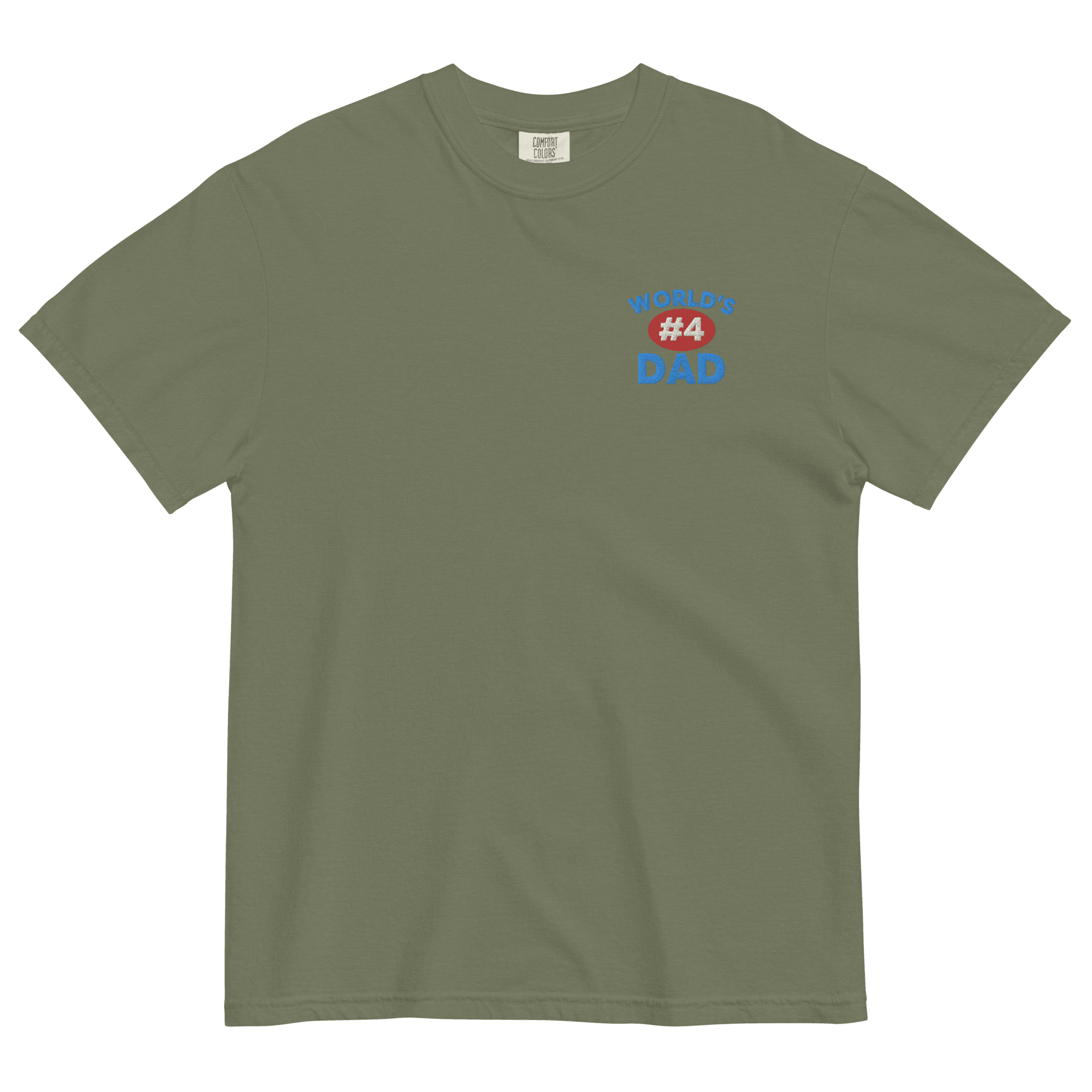 World's #4 Dad Shirt - Polychrome Goods 🍊