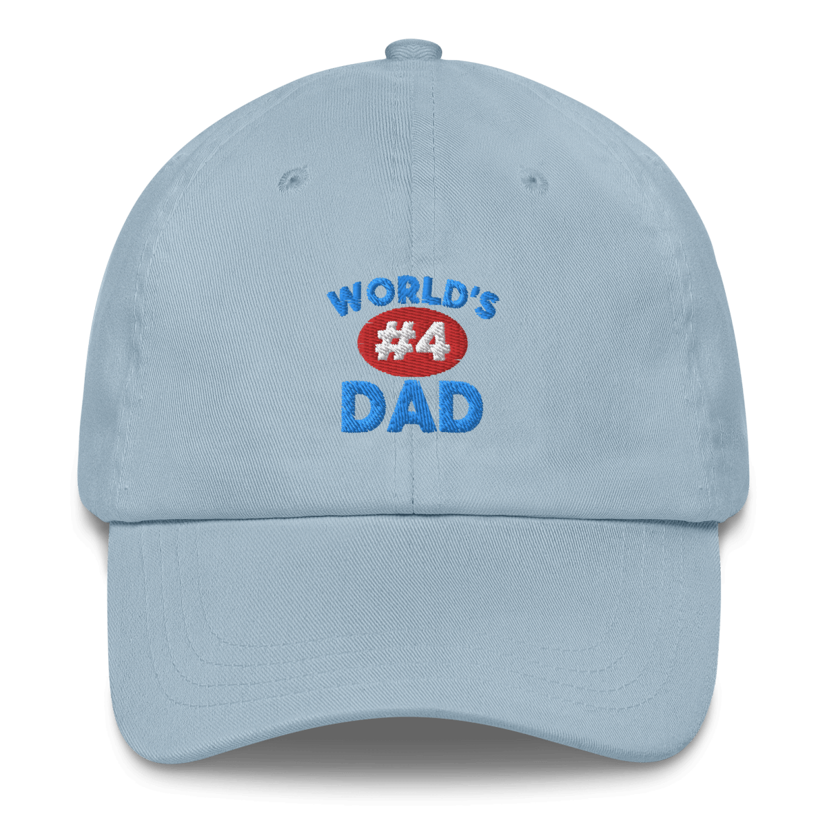 World's #4 Dad Hat - Polychrome Goods 🍊