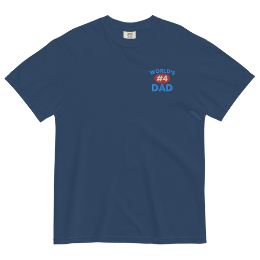 World's #4 Dad Shirt - Polychrome Goods 🍊