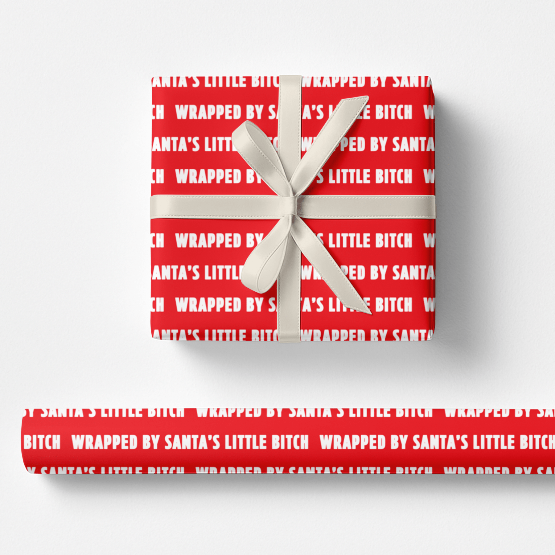Wrapped by Santa's Little Bitch Wrapping Paper - Polychrome Goods