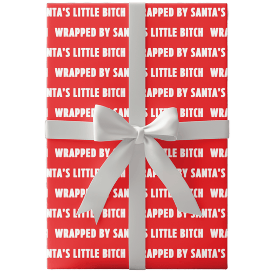 Wrapped by Santa's Little Bitch Wrapping Paper - Polychrome Goods