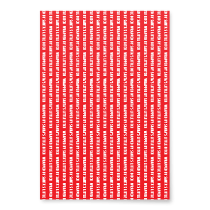 Wrapped by Santa's Little Bitch Wrapping Paper - Polychrome Goods