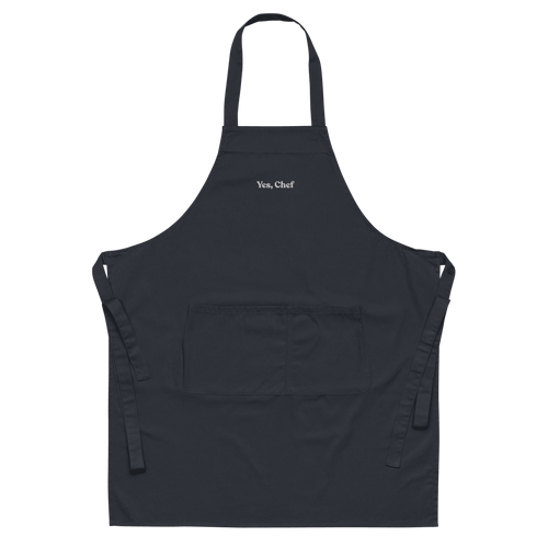 Yes, Chef Embroidered Organic Cotton Apron