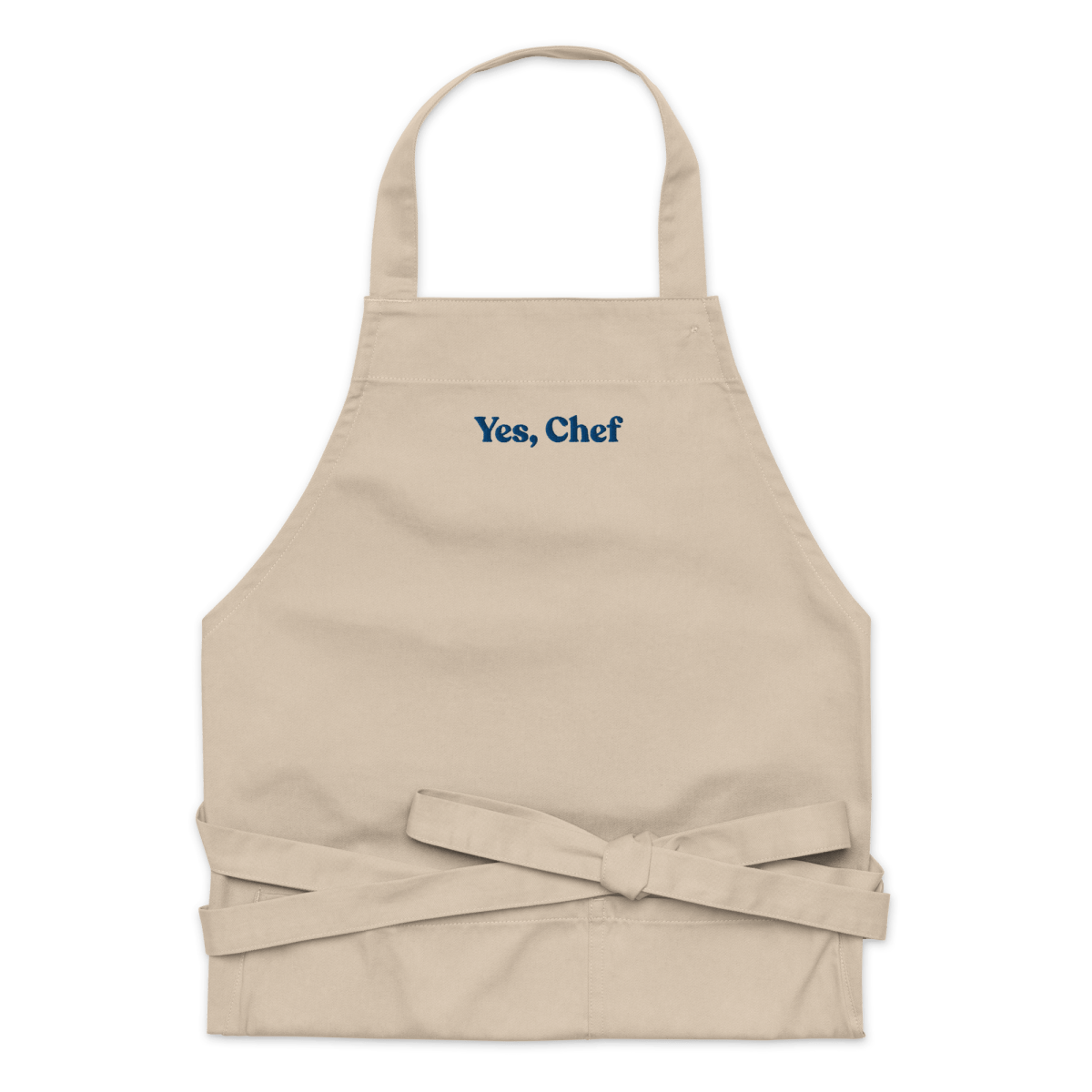 Yes, Chef Embroidered Organic Cotton Apron - Polychrome Goods 🍊