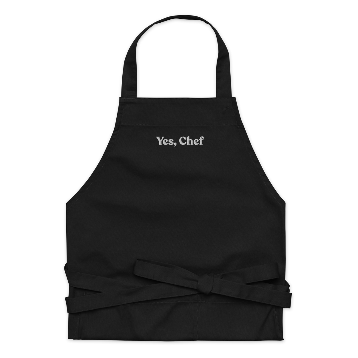 Yes, Chef Embroidered Organic Cotton Apron - Polychrome Goods 🍊