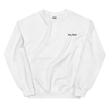 Yes, Chef Embroidered Sweatshirt - Polychrome Goods 🍊