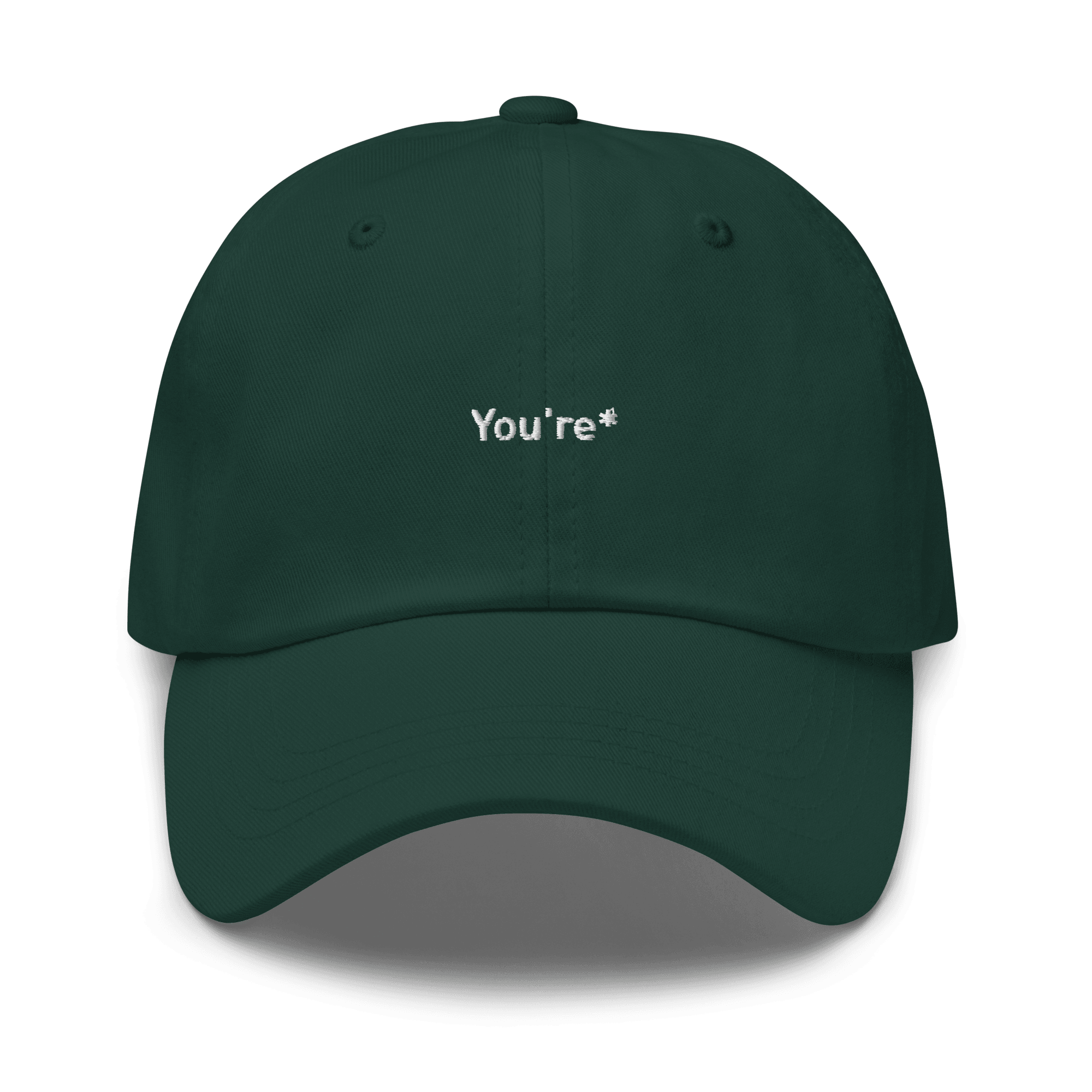 You're* Embroidered Dad Hat - Polychrome Goods 🍊