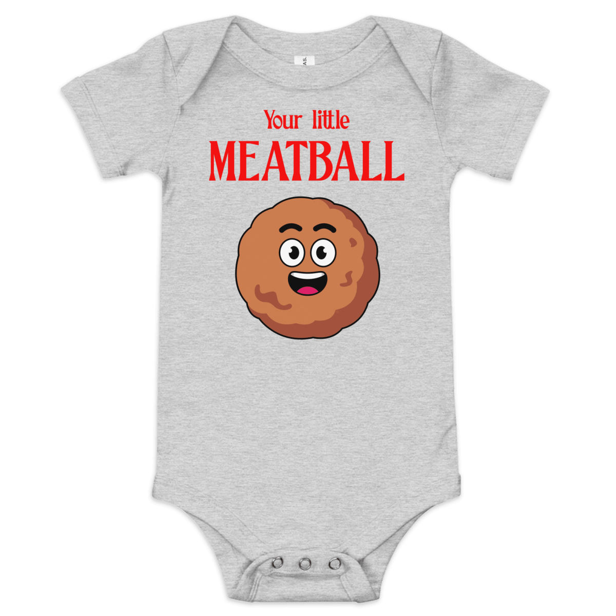 Your Little Meatball Baby Onesie - Polychrome Goods 🍊