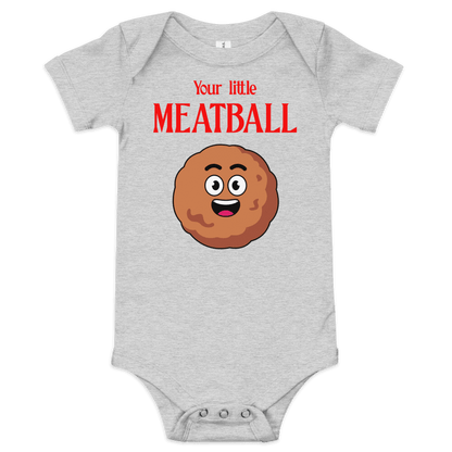 Your Little Meatball Baby Onesie - Polychrome Goods 🍊