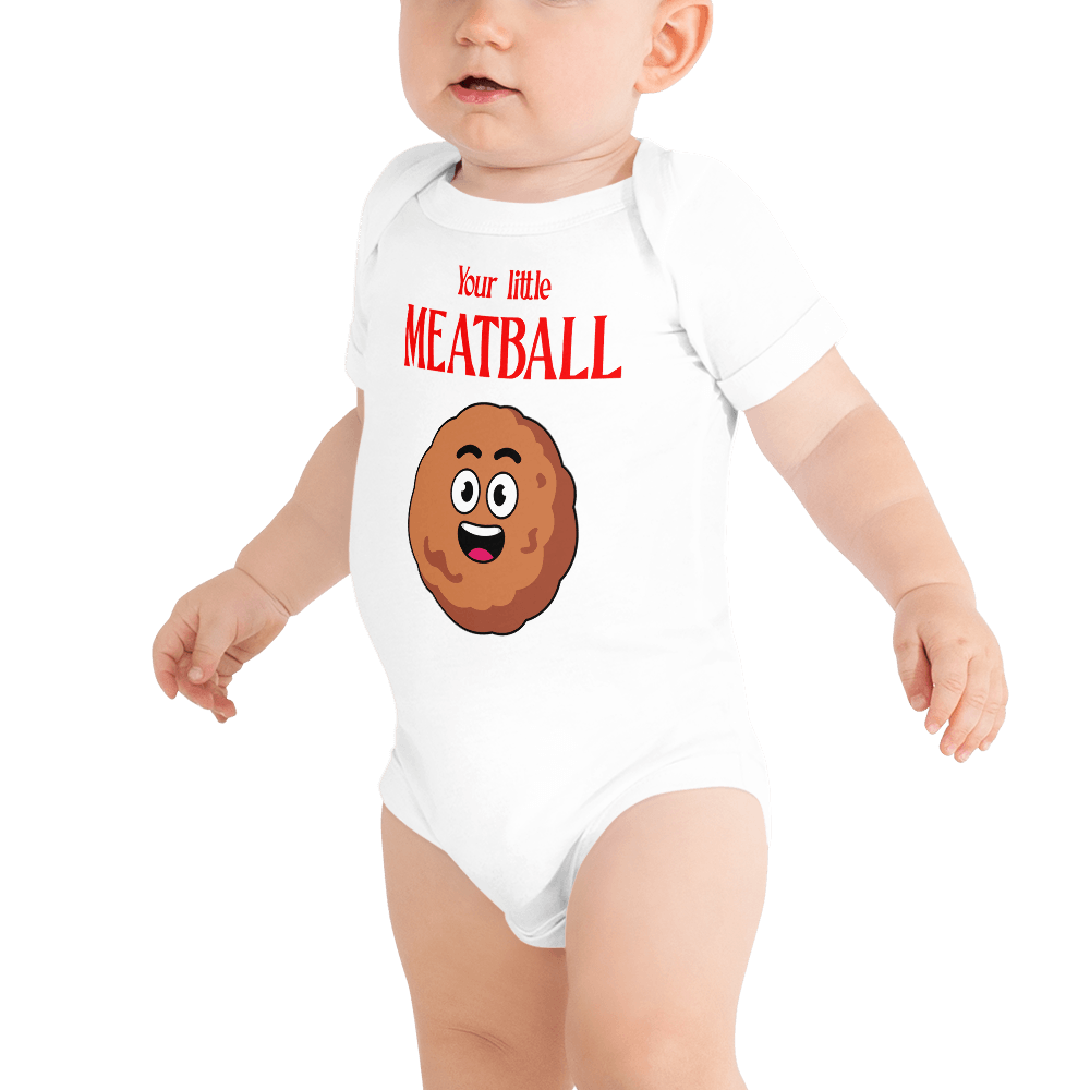 Your Little Meatball Baby Onesie - Polychrome Goods 🍊