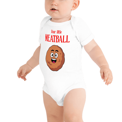 Your Little Meatball Baby Onesie - Polychrome Goods 🍊