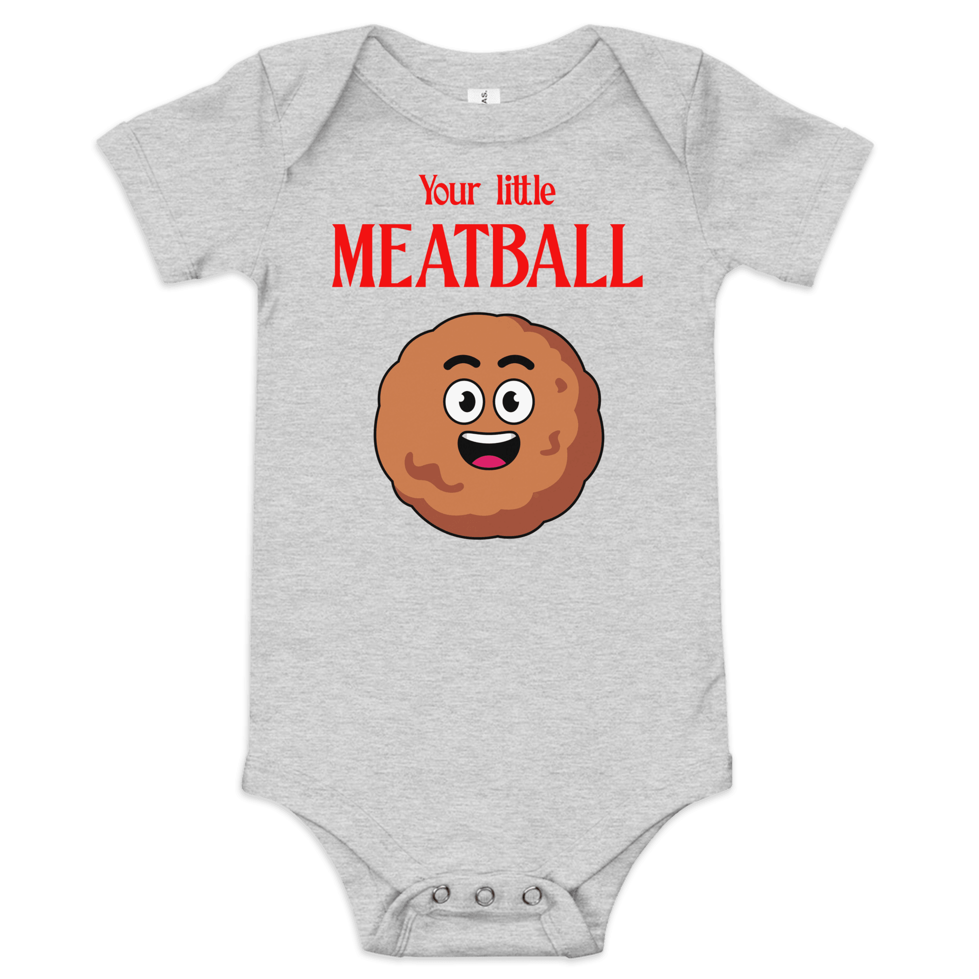 Your Little Meatball Baby Onesie - Polychrome Goods 🍊