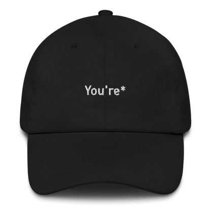 You're* Embroidered Dad Hat - Polychrome Goods 🍊