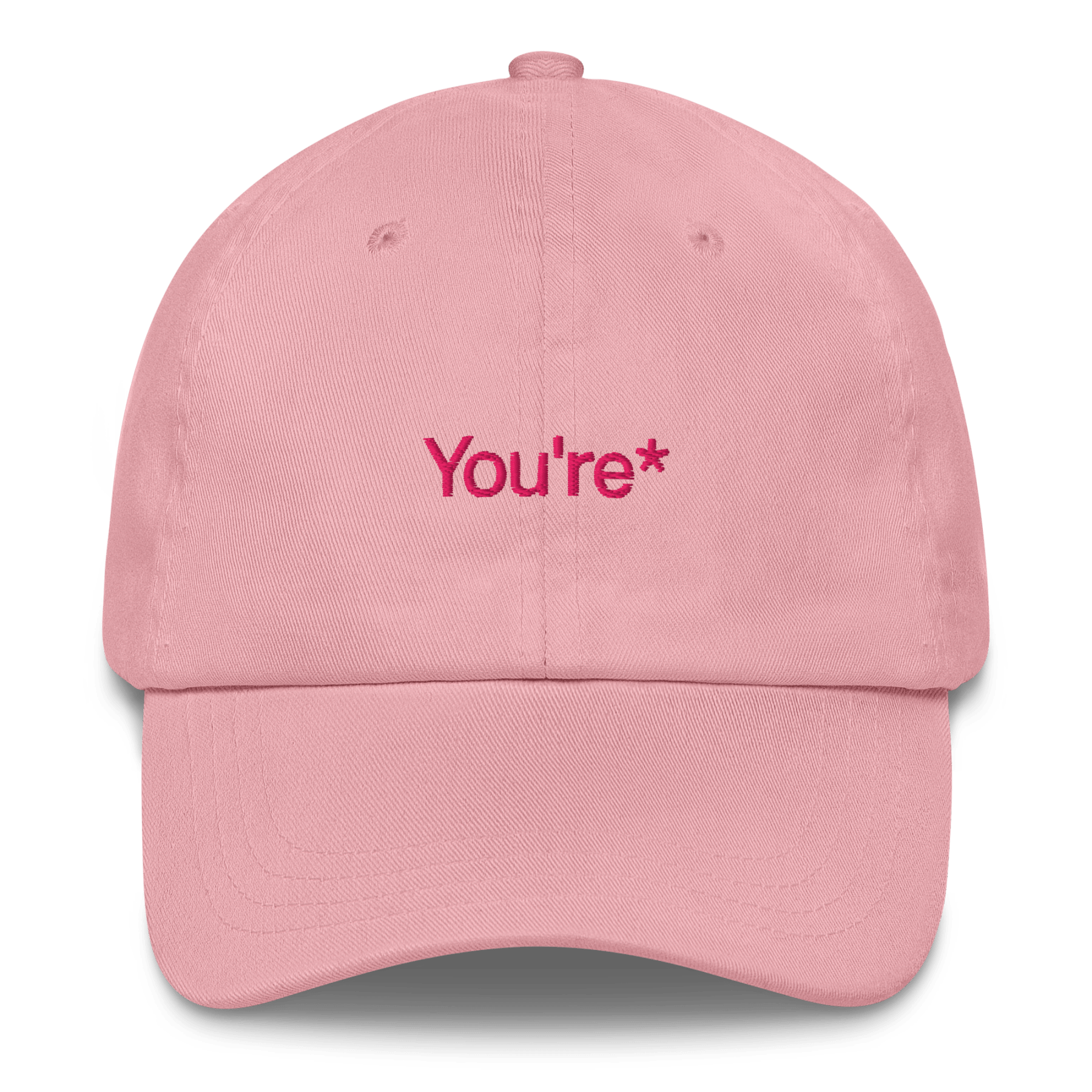 You're* Embroidered Dad Hat - Polychrome Goods