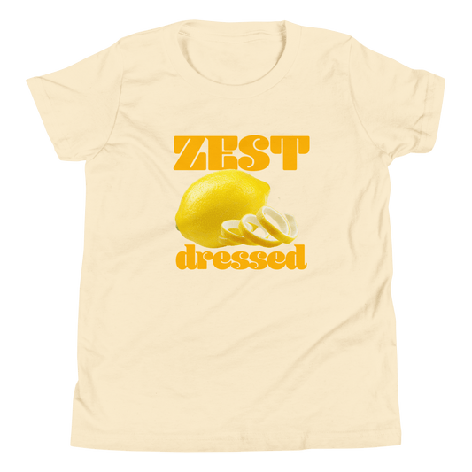 Zest Dressed 🍋 Youth T-Shirt - Polychrome Goods 🍊